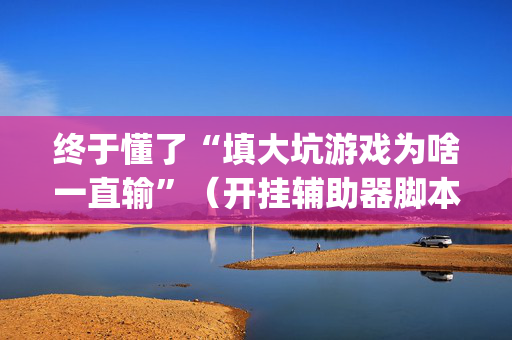 终于懂了“填大坑游戏为啥一直输”（开挂辅助器脚本)