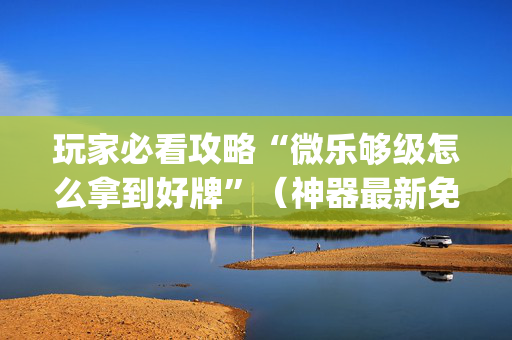 玩家必看攻略“微乐够级怎么拿到好牌”（神器最新免费)
