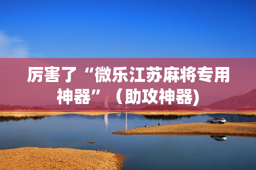 厉害了“微乐江苏麻将专用神器”（助攻神器)