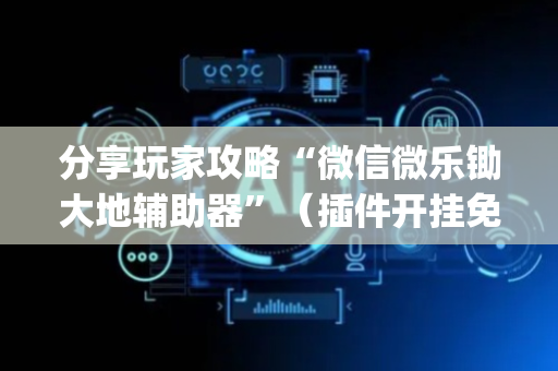 分享玩家攻略“微信微乐锄大地辅助器”（插件开挂免费AI)