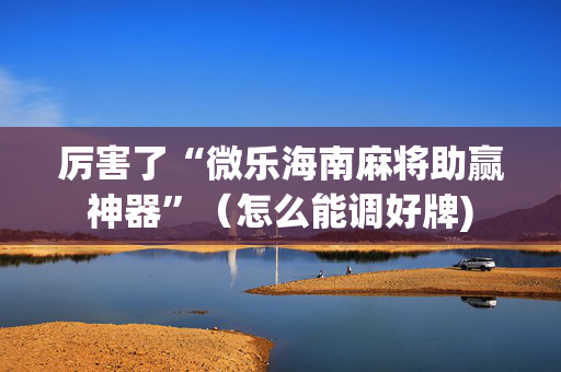 厉害了“微乐海南麻将助赢神器”（怎么能调好牌)