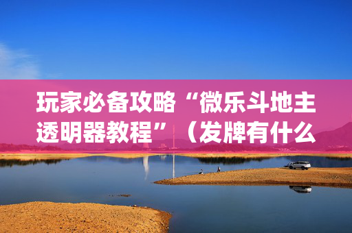 玩家必备攻略“微乐斗地主透明器教程”（发牌有什么规律吗)