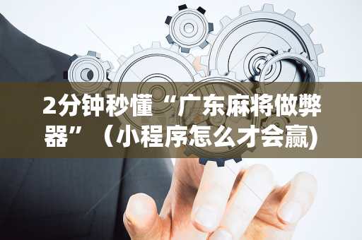 2分钟秒懂“广东麻将做弊器”（小程序怎么才会赢)