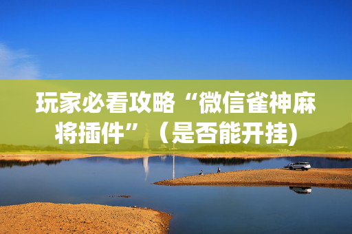 玩家必看攻略“微信雀神麻将插件”（是否能开挂)