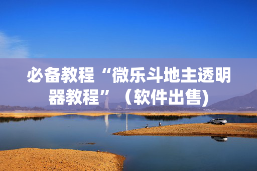 必备教程“微乐斗地主透明器教程”（软件出售)