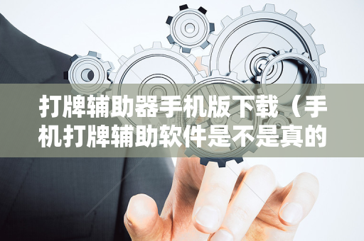 打牌辅助器手机版下载（手机打牌辅助软件是不是真的）