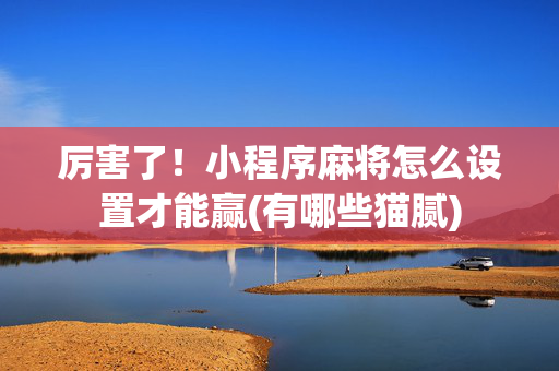 厉害了！小程序麻将怎么设置才能赢(有哪些猫腻)