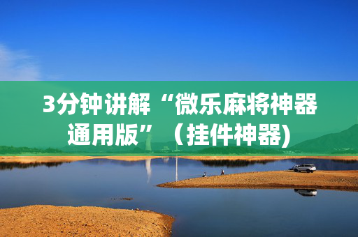 3分钟讲解“微乐麻将神器通用版”（挂件神器)