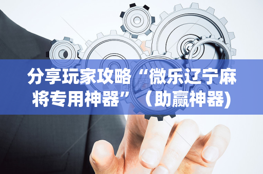 分享玩家攻略“微乐辽宁麻将专用神器”（助赢神器)