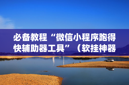 必备教程“微信小程序跑得快辅助器工具”（软挂神器)