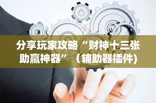 分享玩家攻略“财神十三张助赢神器”（辅助器插件)