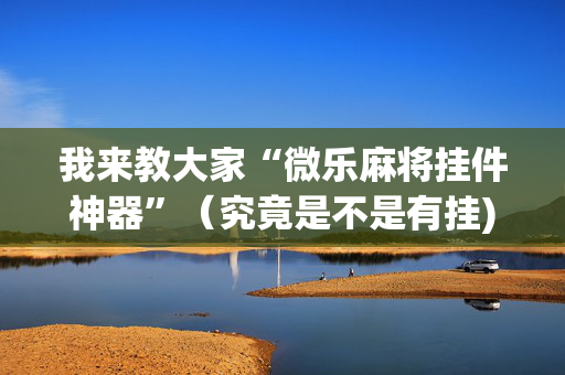 我来教大家“微乐麻将挂件神器”（究竟是不是有挂)
