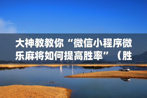 大神教教你“微信小程序微乐麻将如何提高胜率”（胜率到哪调)
