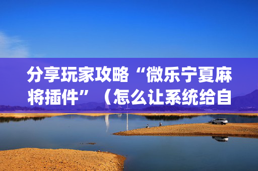 分享玩家攻略“微乐宁夏麻将插件”（怎么让系统给自己好牌)