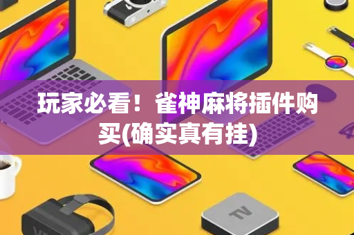 玩家必看！雀神麻将插件购买(确实真有挂)