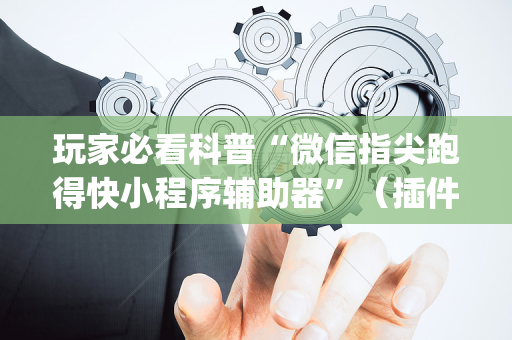 玩家必看科普“微信指尖跑得快小程序辅助器”（插件可信吗)