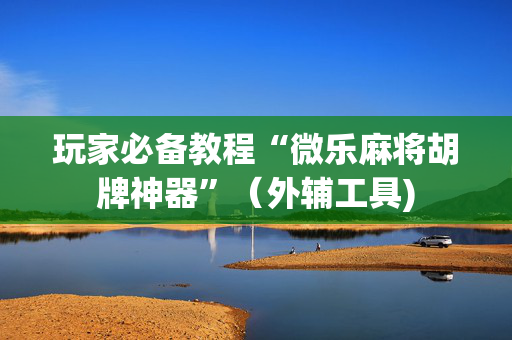 玩家必备教程“微乐麻将胡牌神器”（外辅工具)