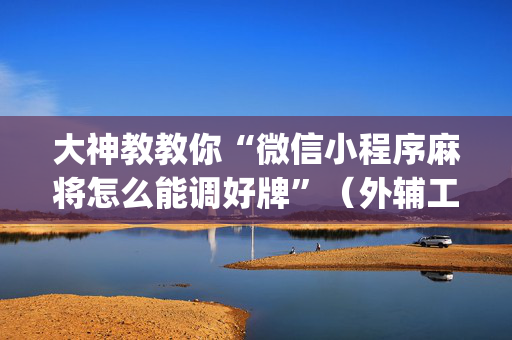 大神教教你“微信小程序麻将怎么能调好牌”（外辅工具)