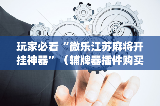 玩家必看“微乐江苏麻将开挂神器”（辅牌器插件购买)