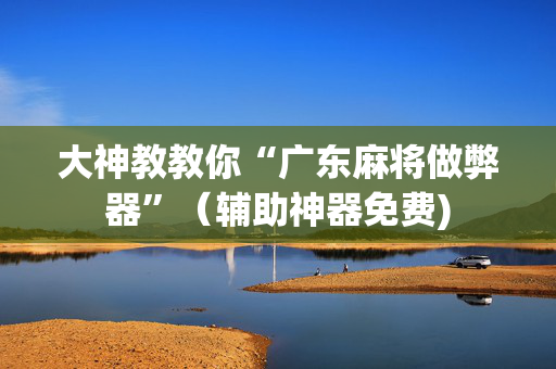 大神教教你“广东麻将做弊器”（辅助神器免费)