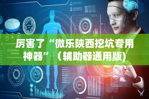 厉害了“微乐陕西挖坑专用神器”（辅助器通用版)
