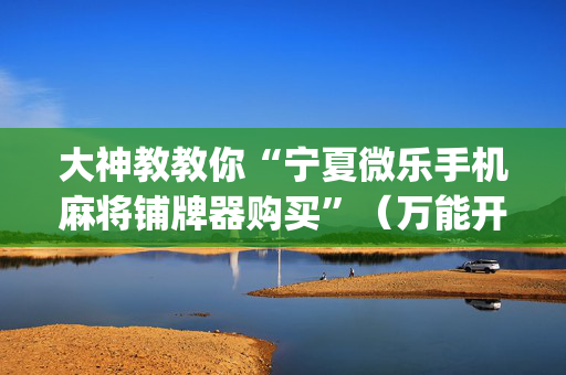 大神教教你“宁夏微乐手机麻将铺牌器购买”（万能开挂神器)