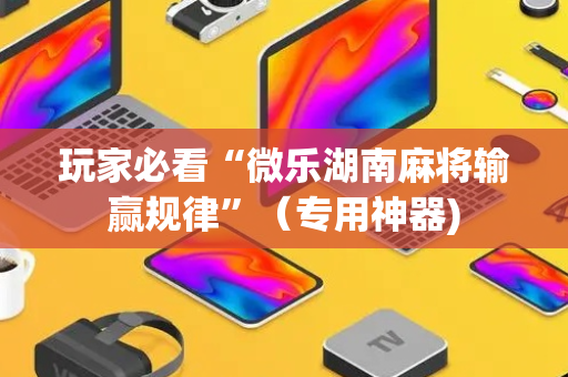玩家必看“微乐湖南麻将输赢规律”（专用神器)