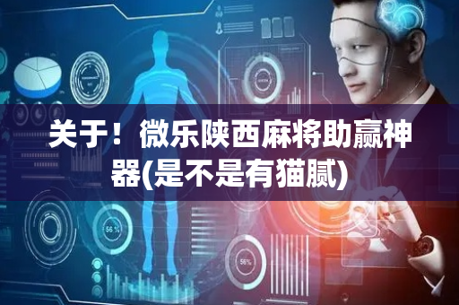 关于！微乐陕西麻将助赢神器(是不是有猫腻)