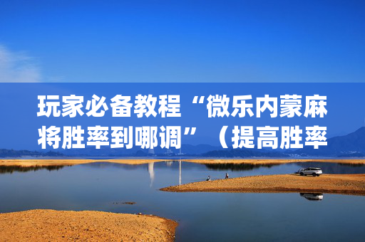 玩家必备教程“微乐内蒙麻将胜率到哪调”（提高胜率技巧)