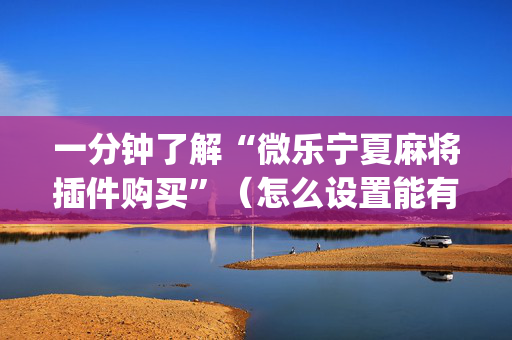 一分钟了解“微乐宁夏麻将插件购买”（怎么设置能有好牌)
