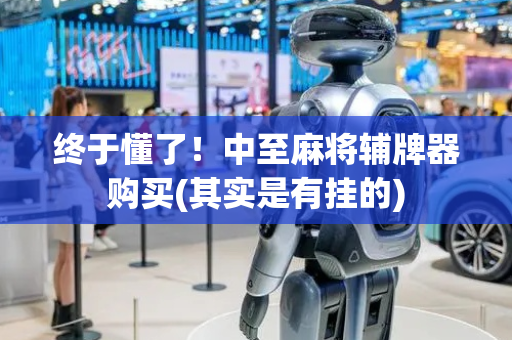终于懂了！中至麻将辅牌器购买(其实是有挂的)