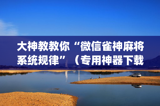 大神教教你“微信雀神麻将系统规律”（专用神器下载)