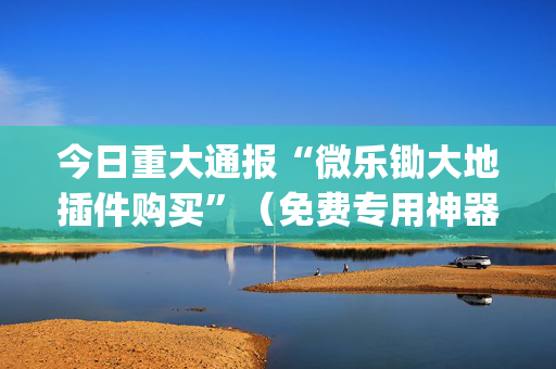 今日重大通报“微乐锄大地插件购买”（免费专用神器)