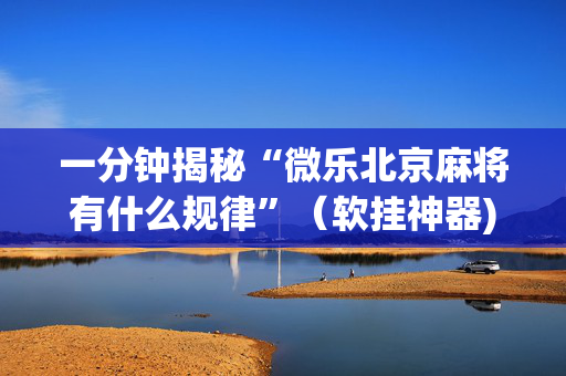 一分钟揭秘“微乐北京麻将有什么规律”（软挂神器)