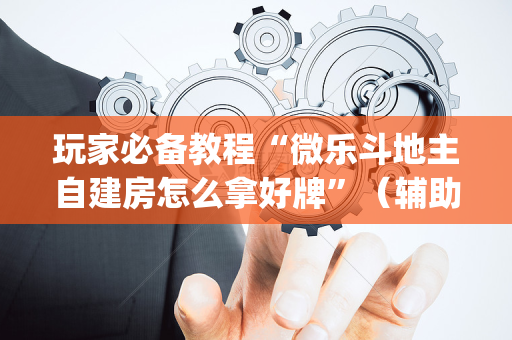 玩家必备教程“微乐斗地主自建房怎么拿好牌”（辅助器插件)