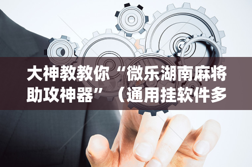 大神教教你“微乐湖南麻将助攻神器”（通用挂软件多少钱)