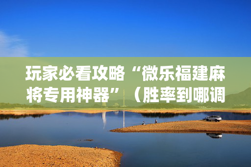 玩家必看攻略“微乐福建麻将专用神器”（胜率到哪调)