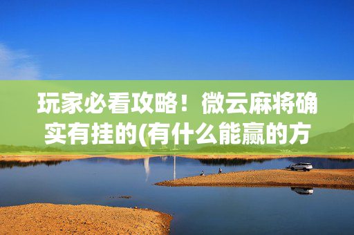 玩家必看攻略！微云麻将确实有挂的(有什么能赢的方法)