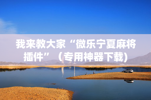 我来教大家“微乐宁夏麻将插件”（专用神器下载)