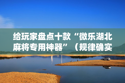 给玩家盘点十款“微乐湖北麻将专用神器”（规律确实有挂)