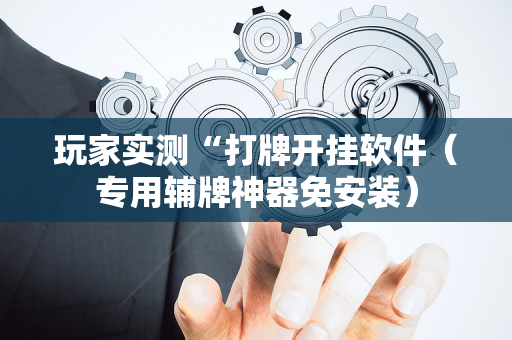 玩家实测“打牌开挂软件（专用辅牌神器免安装）