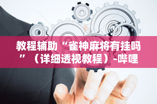 教程辅助“雀神麻将有挂吗”（详细透视教程）-哔哩哔哩