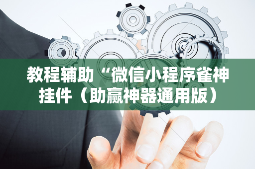 教程辅助“微信小程序雀神挂件（助赢神器通用版）