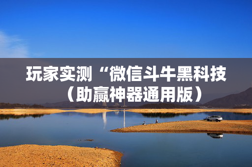 玩家实测“微信斗牛黑科技（助赢神器通用版）
