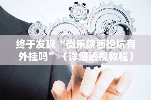 终于发现“微乐陕西挖坑有外挂吗”（详细透视教程）-哔哩哔哩