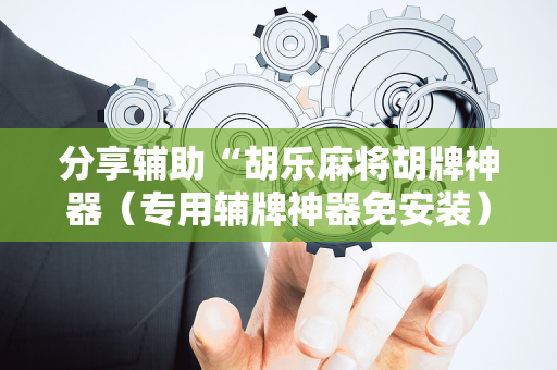 分享辅助“胡乐麻将胡牌神器（专用辅牌神器免安装）