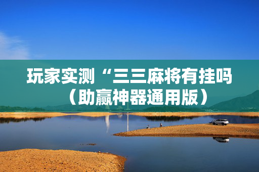 玩家实测“三三麻将有挂吗（助赢神器通用版）