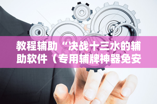 教程辅助“决战十三水的辅助软件（专用辅牌神器免安装）