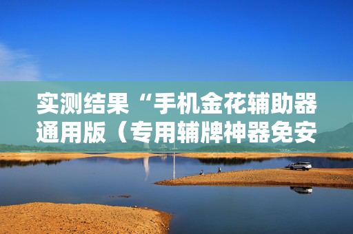 实测结果“手机金花辅助器通用版（专用辅牌神器免安装）