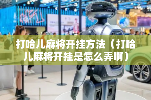 打哈儿麻将开挂方法（打哈儿麻将开挂是怎么弄啊）
